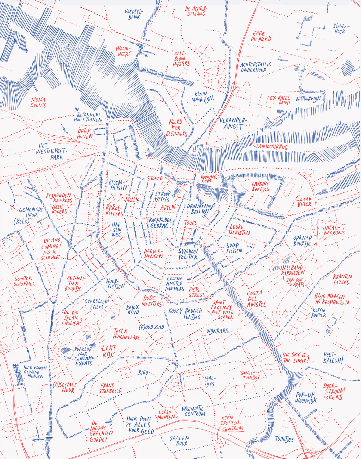 Amsterdam 2025 rood blauw