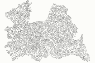 utrecht - plattegrond - vorm - provincie - letters - woorden